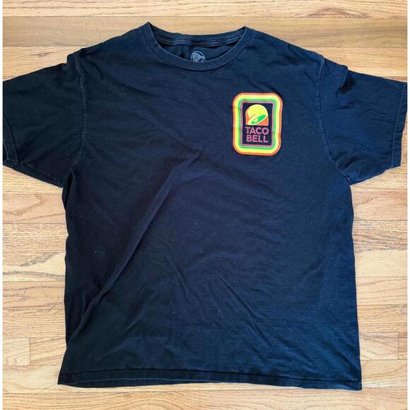 Taco Bell Black Graphic Logo T-Shirt XL - Picture 1 of 4